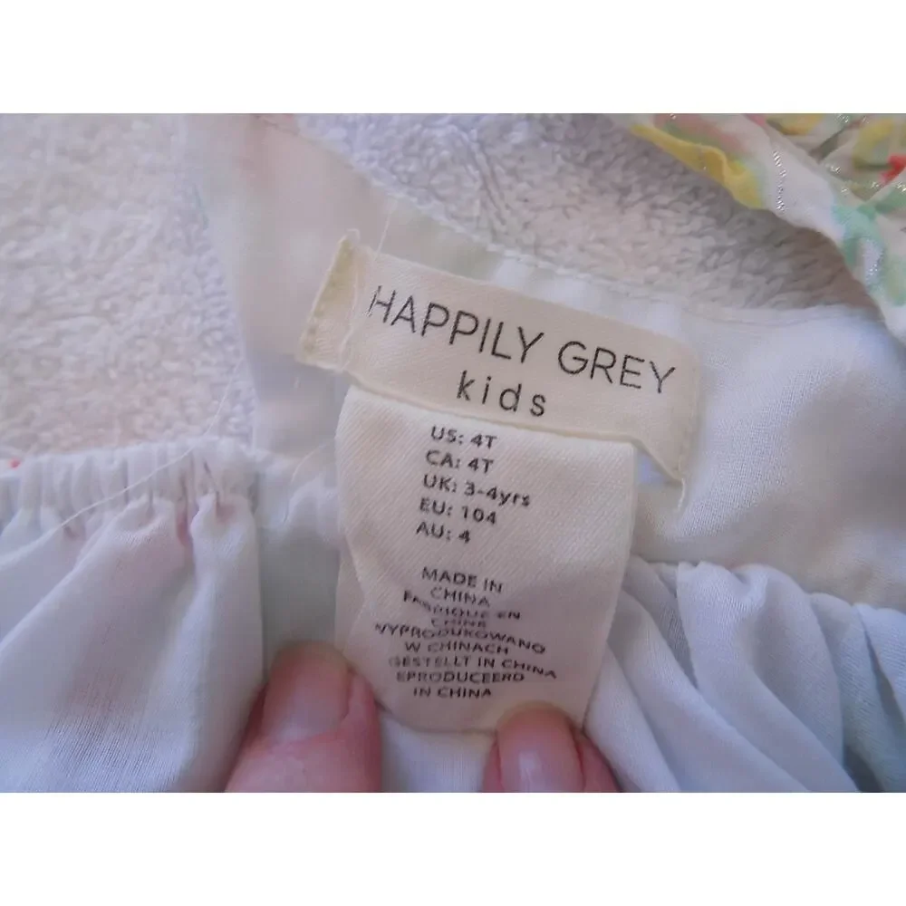 Happily Grey girls dress sundress size 4T